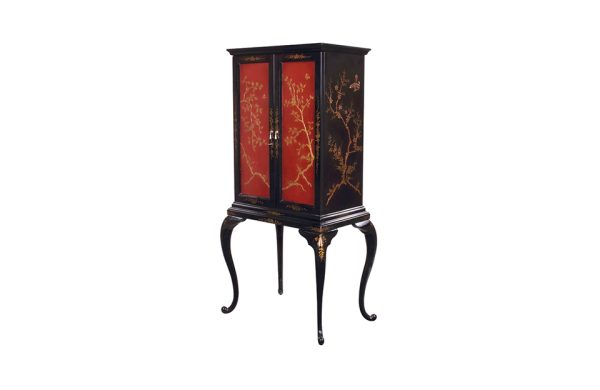 Home Decor Display Cabinets Jewelry Cabinet Chinoiserie 34292 Side View