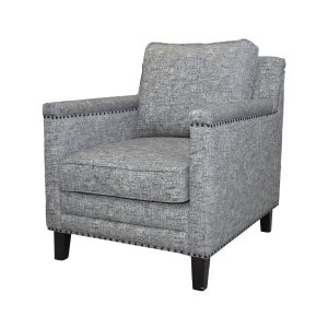 Home Decor Armchair Single Barel M 11268-12 Side View