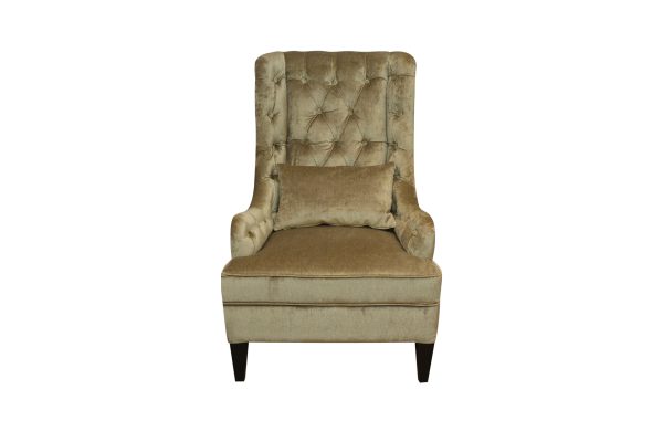 Home Decor Armchair Zenira Single 01 Front View