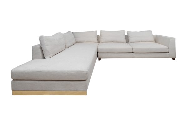 Home Decor Sectional & Corner Sofas Lauren L Sofa 01 Side View