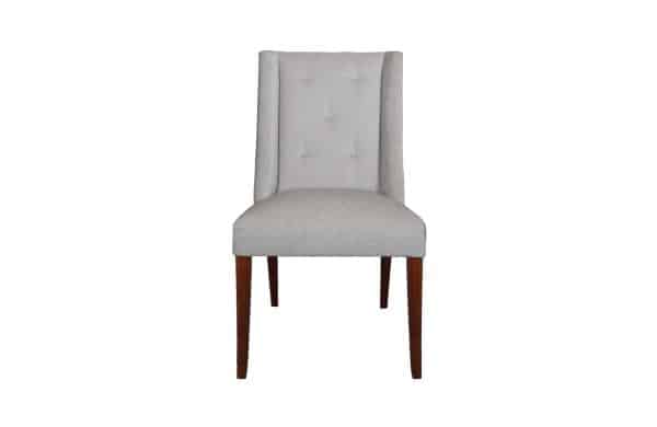 Home Decor Dining Chair Brenda Chair Taupe ( Without Slop ) Front View