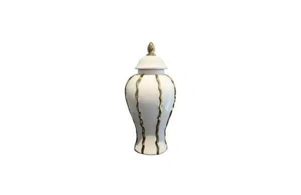 Home Decor Vase & Ceramic Jars Porcelain Design 6(M) Front View