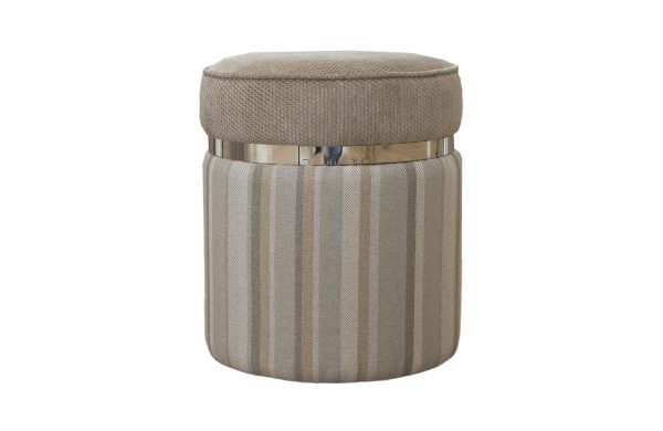 Home Decor Ambler Stool Lucy Tawny ( Not Fold ) Front View