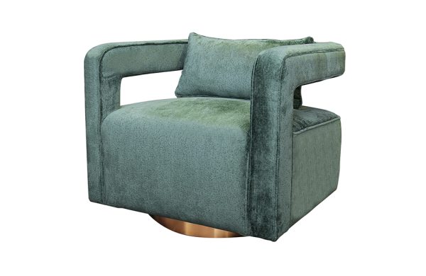 Home Decor Mencer Swivel Armchair 01 Side View