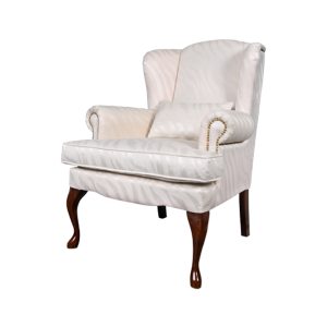 Home Decor Armchair Athena Wing Chair Side View