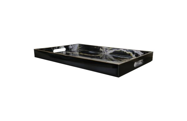 Home Decor Bowls & Trays 34104 Black Side View