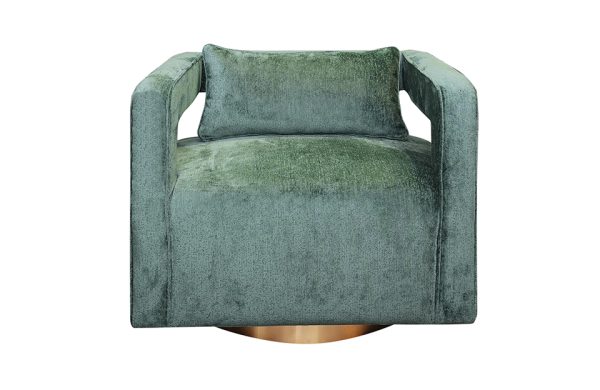 Home Decor Mencer Swivel Armchair 01 Front View