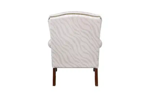 Home Decor Armchair Athena Wing Chair Back View