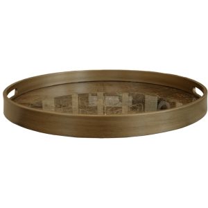 Home Decor Bowls & Trays FACBJ10 Round Tray Front View