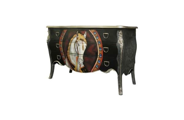 Home Decor Chest Horse 150 Side View