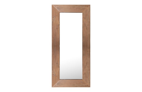 Home Decor teak mirror Front View