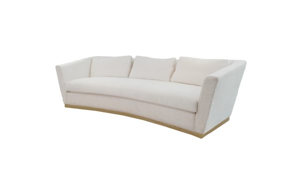 Home Decor Savoia Sofa 4S Ivory Side View