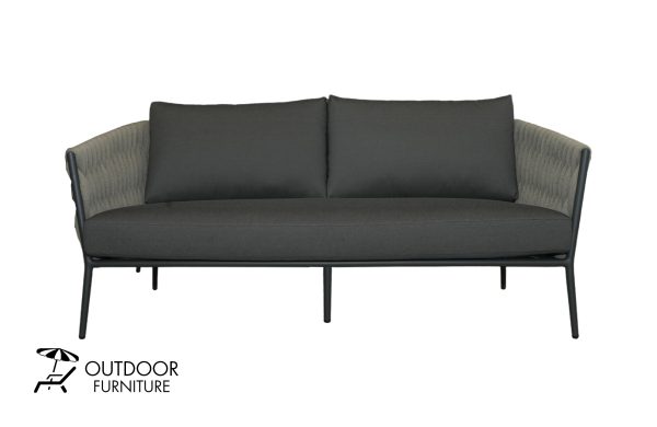 Home Decor Fortuna Socks Sofa 2.5S Alu Front View