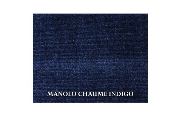 Home Decor Peter Bed Ottoman Fabric View MANOLO CHAUME INDIGO