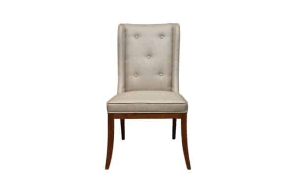 Home Decor Etta Dining Chair STL1647 Jute (Button) Front View