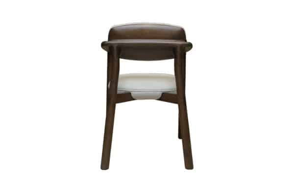 Home Decor Bubal Dining Chair with Armrest Back View