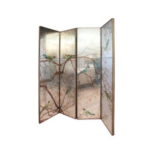 Home Decor Room Dividers Exotic Melodies 4-Panel Screen 38999 Side View