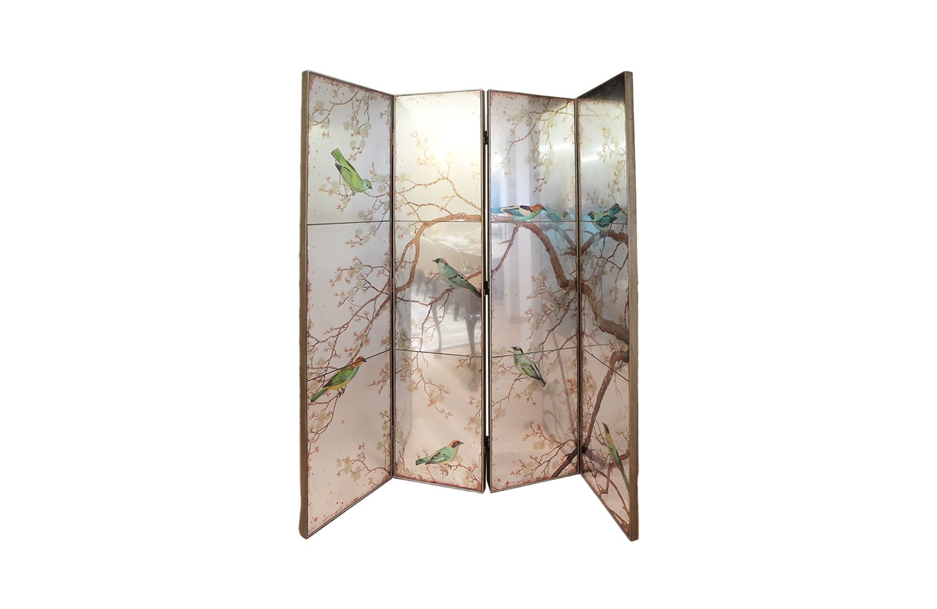 Home Decor Room Dividers Exotic Melodies 4-Panel Screen 38999 Front View
