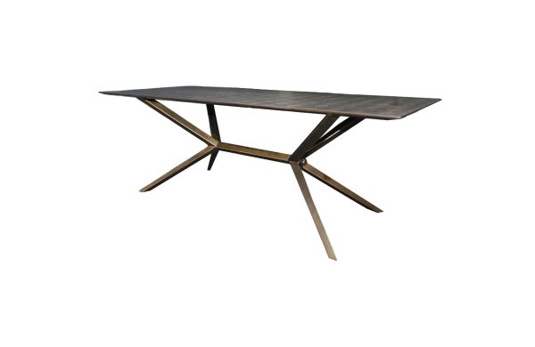 Home Decor MU-078-003 Spider Leg Dining Table 2200 Side View