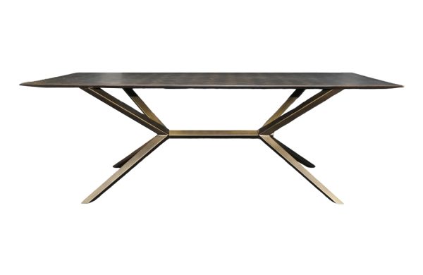 Home Decor MU-078-003 Spider Leg Dining Table 2200 Front View