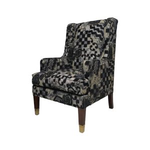 Home Decor Armchair Livorno Single SIV D Midnight Side View