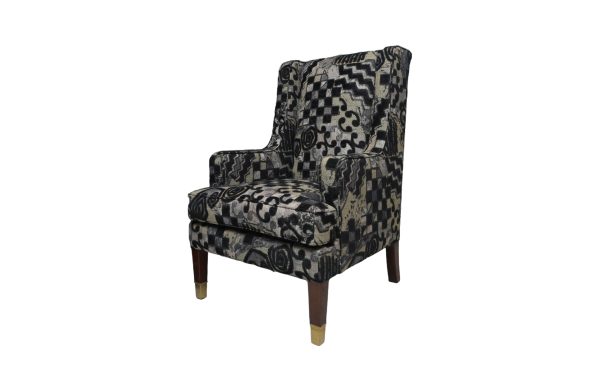 Home Decor Armchair Livorno Single SIV D Midnight Side View