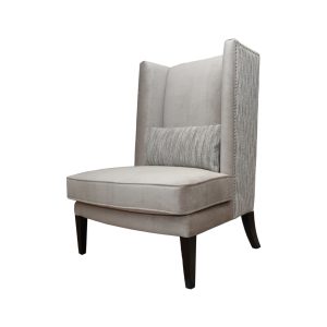 Home Decor Armchair Geometro Diamond Lucianda 13992-01 Side View