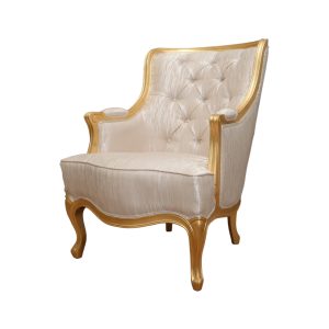 Home Decor Rawa Chair FC Champagne Armchair Side View