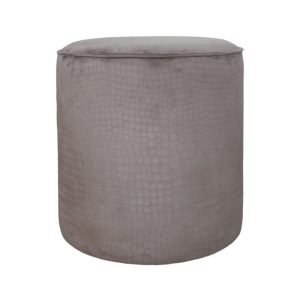 Home Decor Thunder Pouf Touch Dove Front View