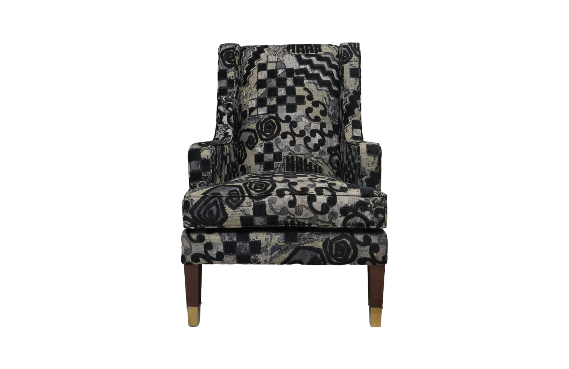 Home Decor Armchair Livorno Single SIV D Midnight Front View