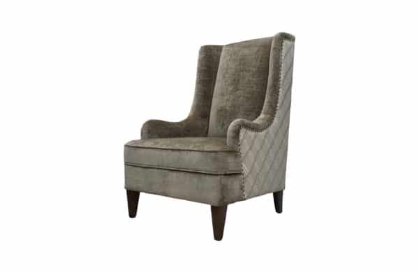 Home Decor Malden Armchair MS Bark Side View