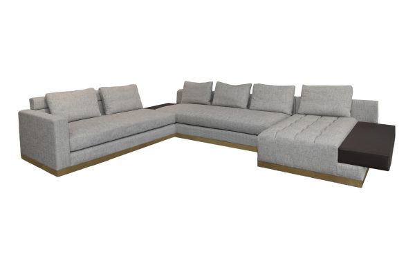 Home Decor Sectional & Corner Sofas Daniel L Sofa SA 10072-03 Side View