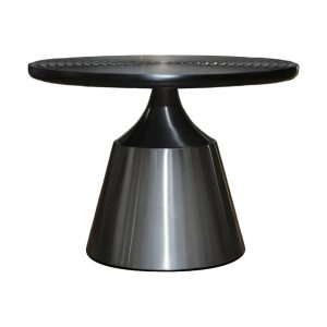 Home Decor Side Table DES-CJ-211 M-Silver Front View