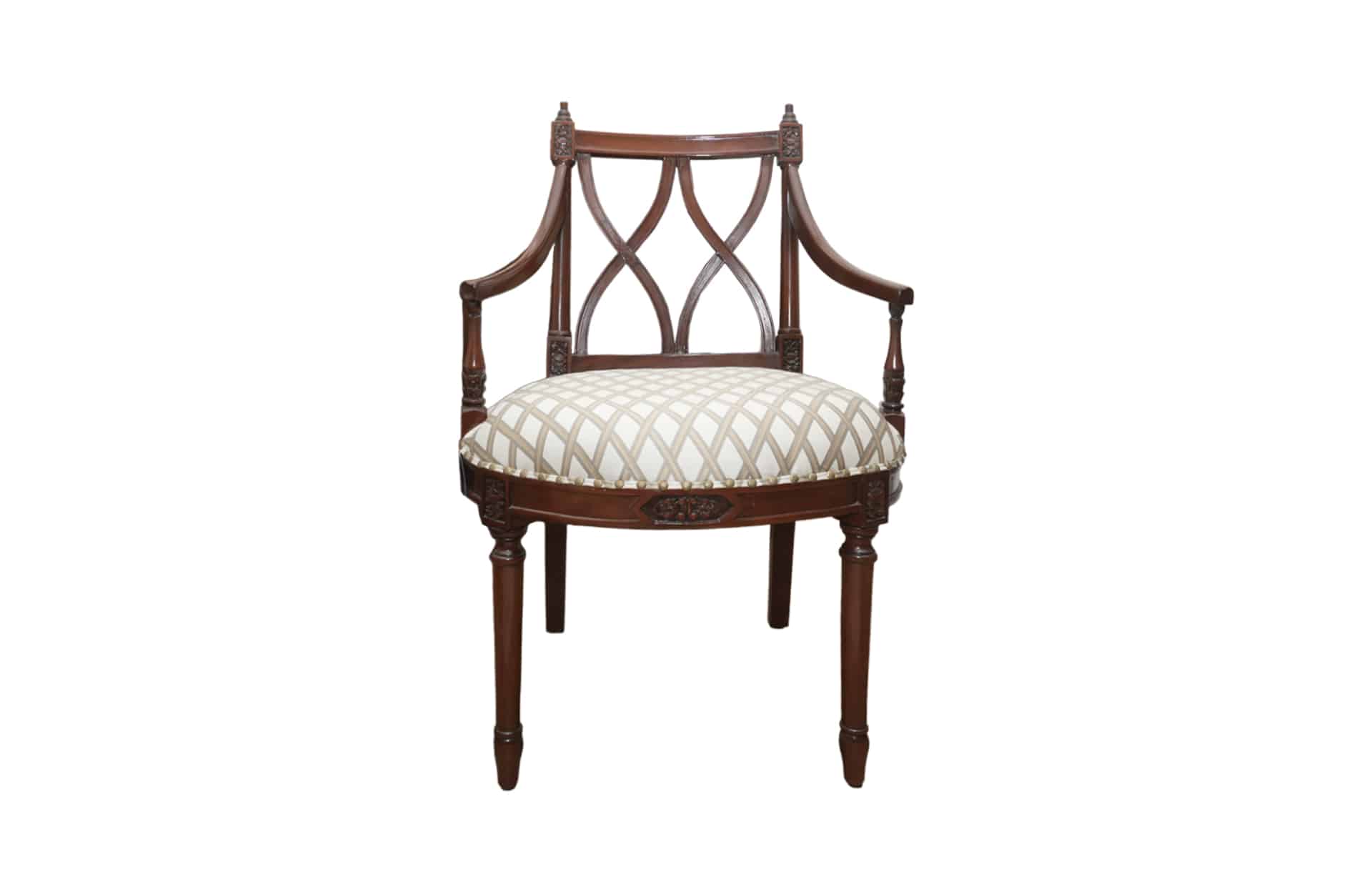 Home Decor Baroque Silang Chair 01 Front View