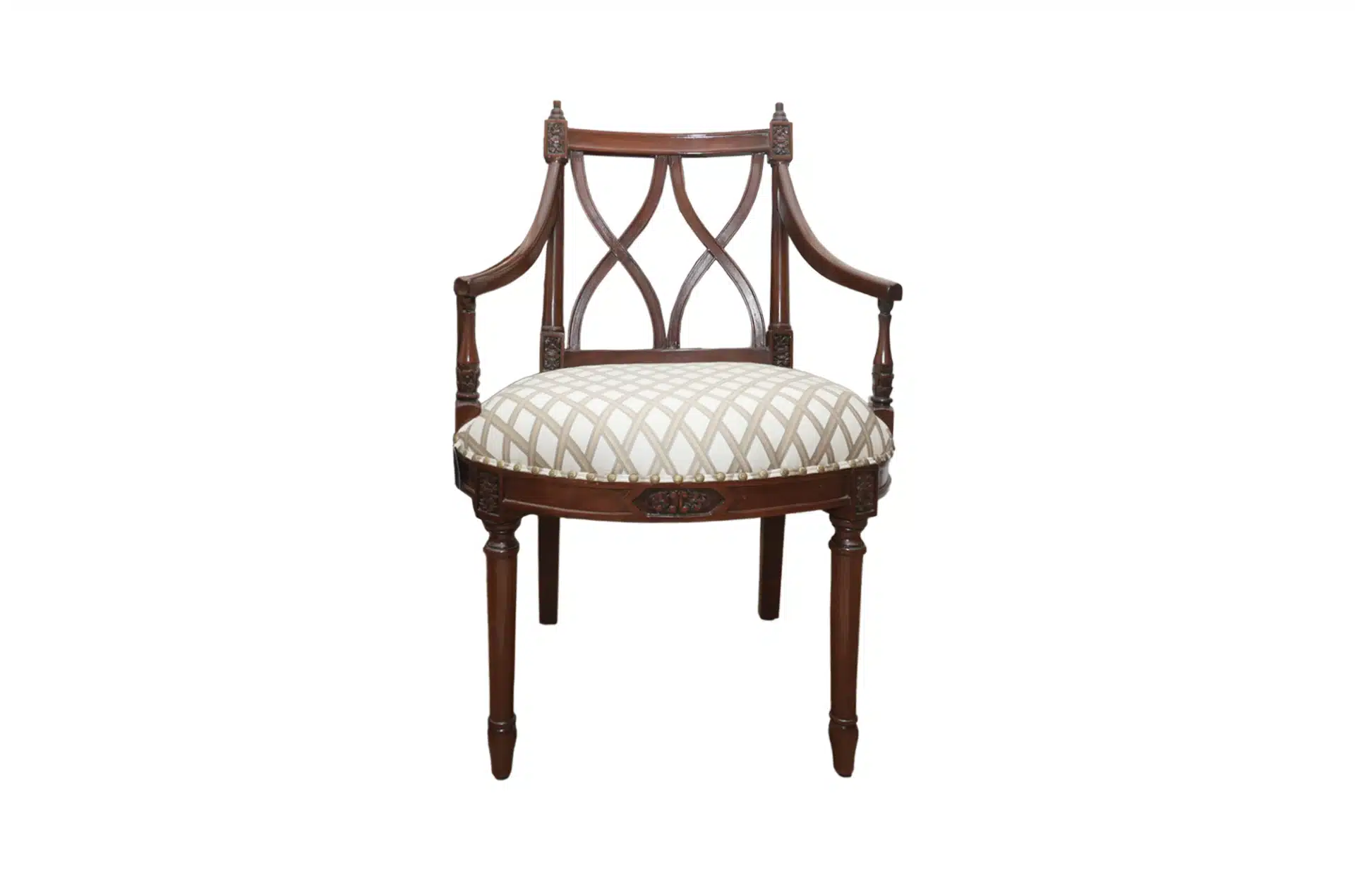 Home Decor Baroque Silang Chair 01 Front View