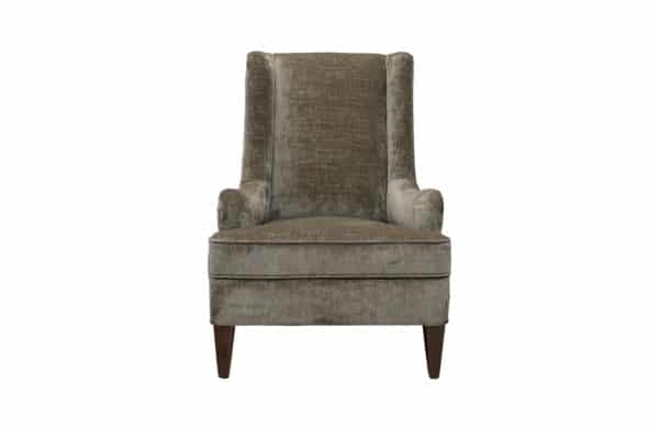 Home Decor Malden Armchair MS Bark Front View