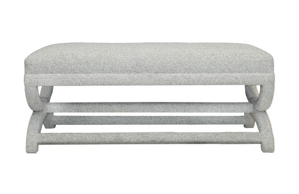 Home Decor Cris Cross Bench Front View