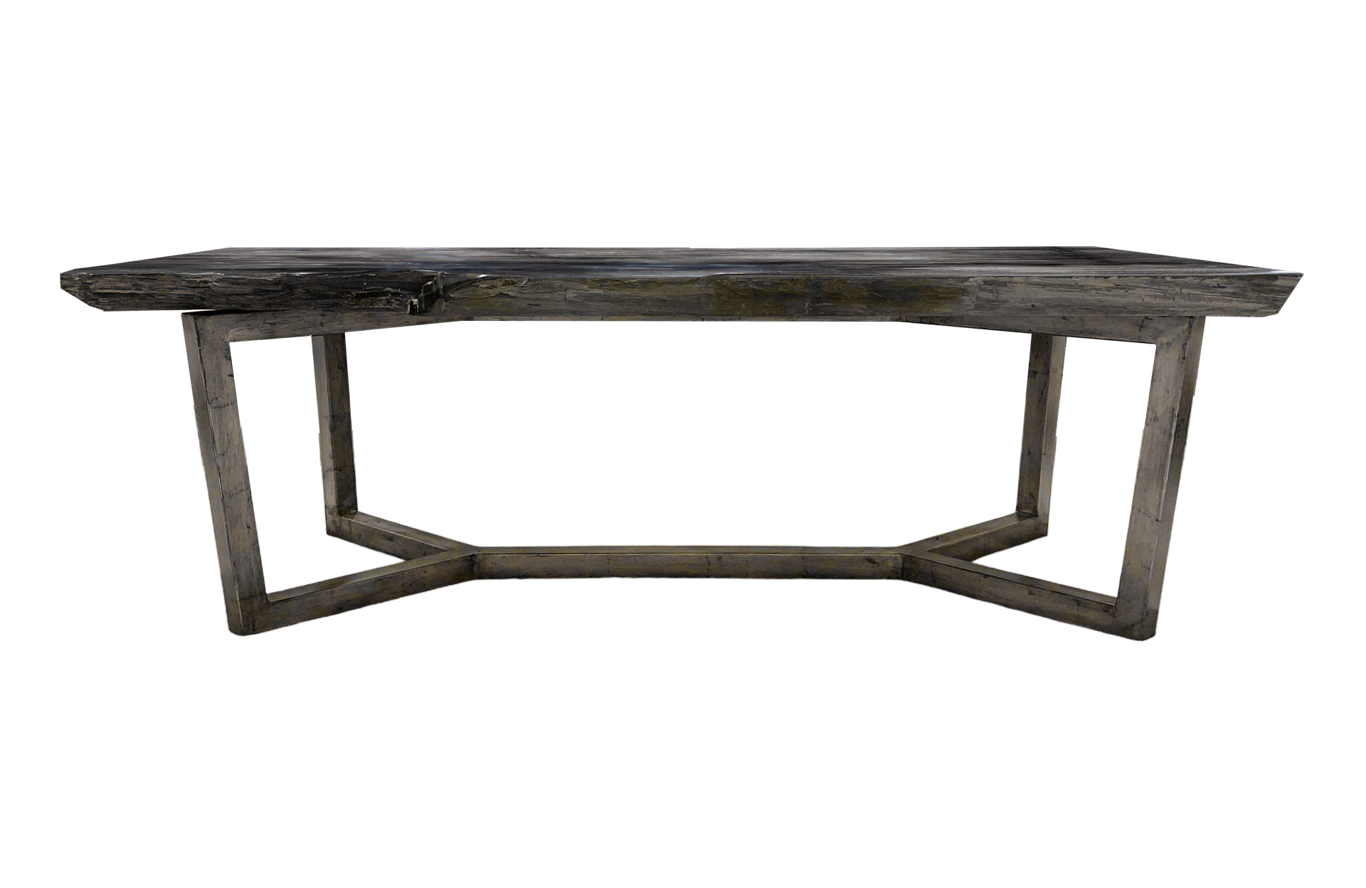Home Decor Coffee Table PW Rectangle Slab SPTP.143-23 Front View