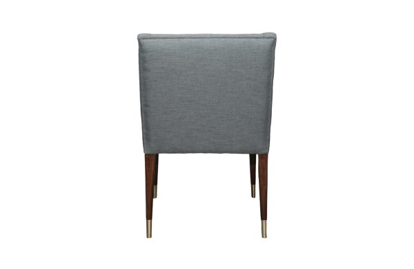 Home Decor Wyne Dining Chair T 48 Pewter Back View