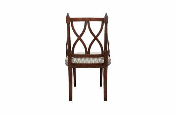 Home Decor Baroque Silang Chair 01 Back View