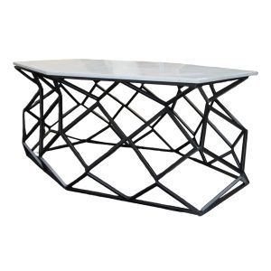 Home Decor Table with Marble Top Base IR-5712 Coffe Table Side View