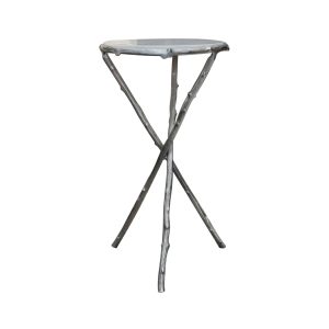 Home Decor Table with Marble Top AL-5591 Side Table Front View