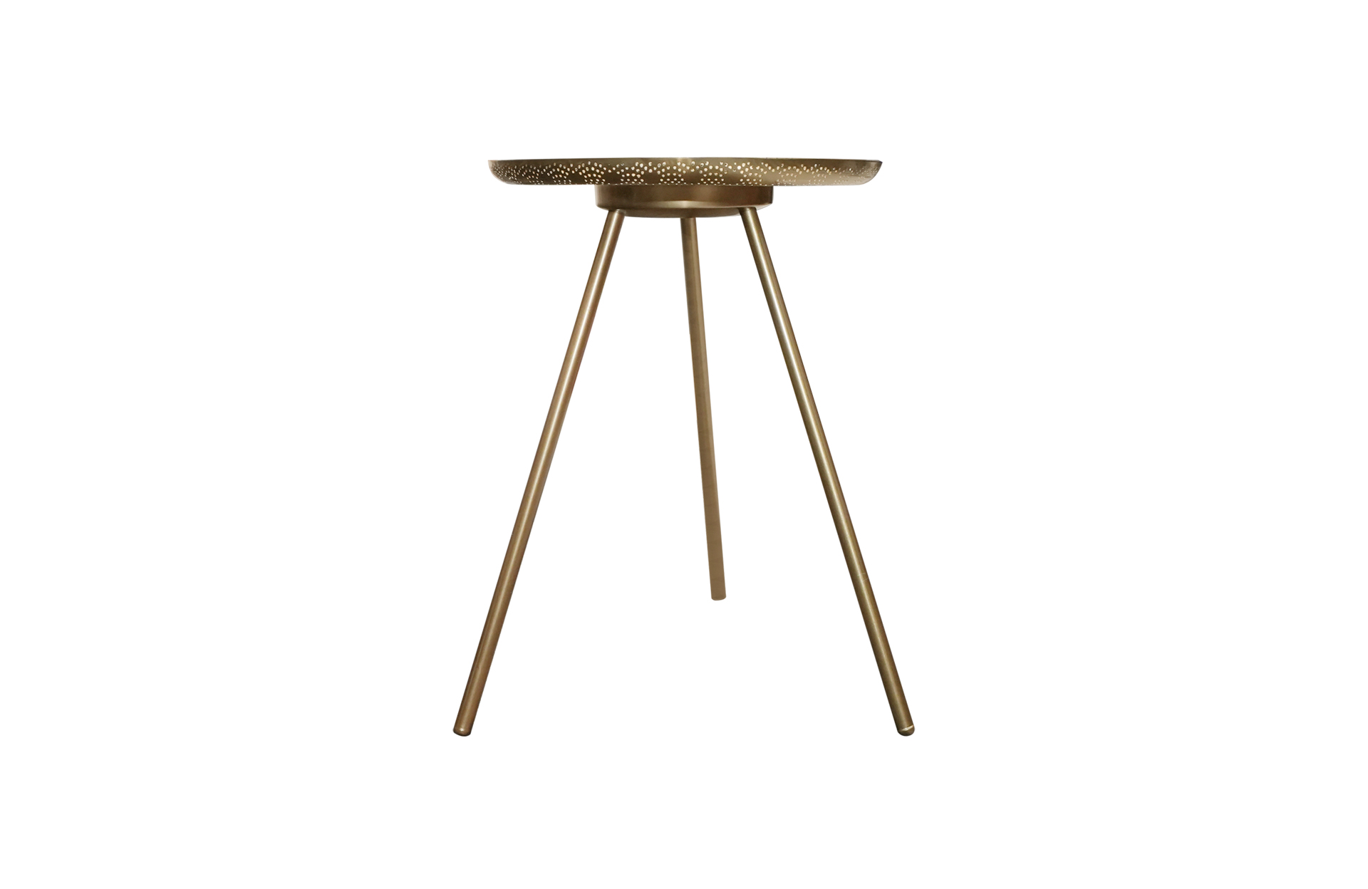 Home Decor Table Round TOP IR-6065 Side Table Front View