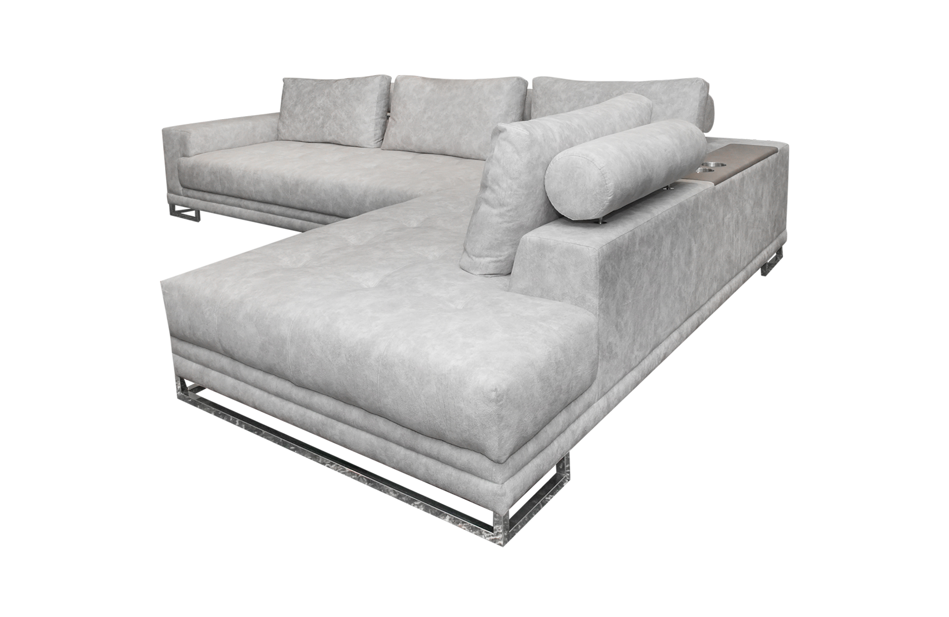 Home Decor Sectional & Corner Sofas Aveiro Sofa MP Oyster Side View