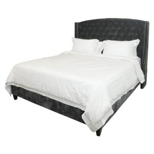 Home Decor Brome Bed Set AG 117 Graphite Side View