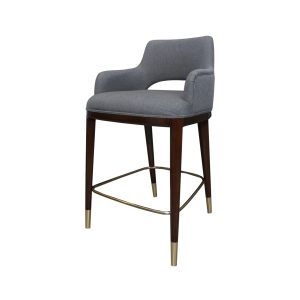 Home Decor Denton Bar Chair G 15 Slate Side View