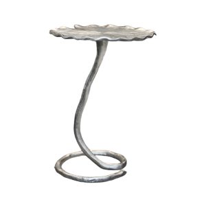 Home Decor Table with Leaf Design Top AL-5540 Side Table Front View