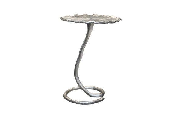 Home Decor Table with Leaf Design Top AL-5540 Side Table Front View