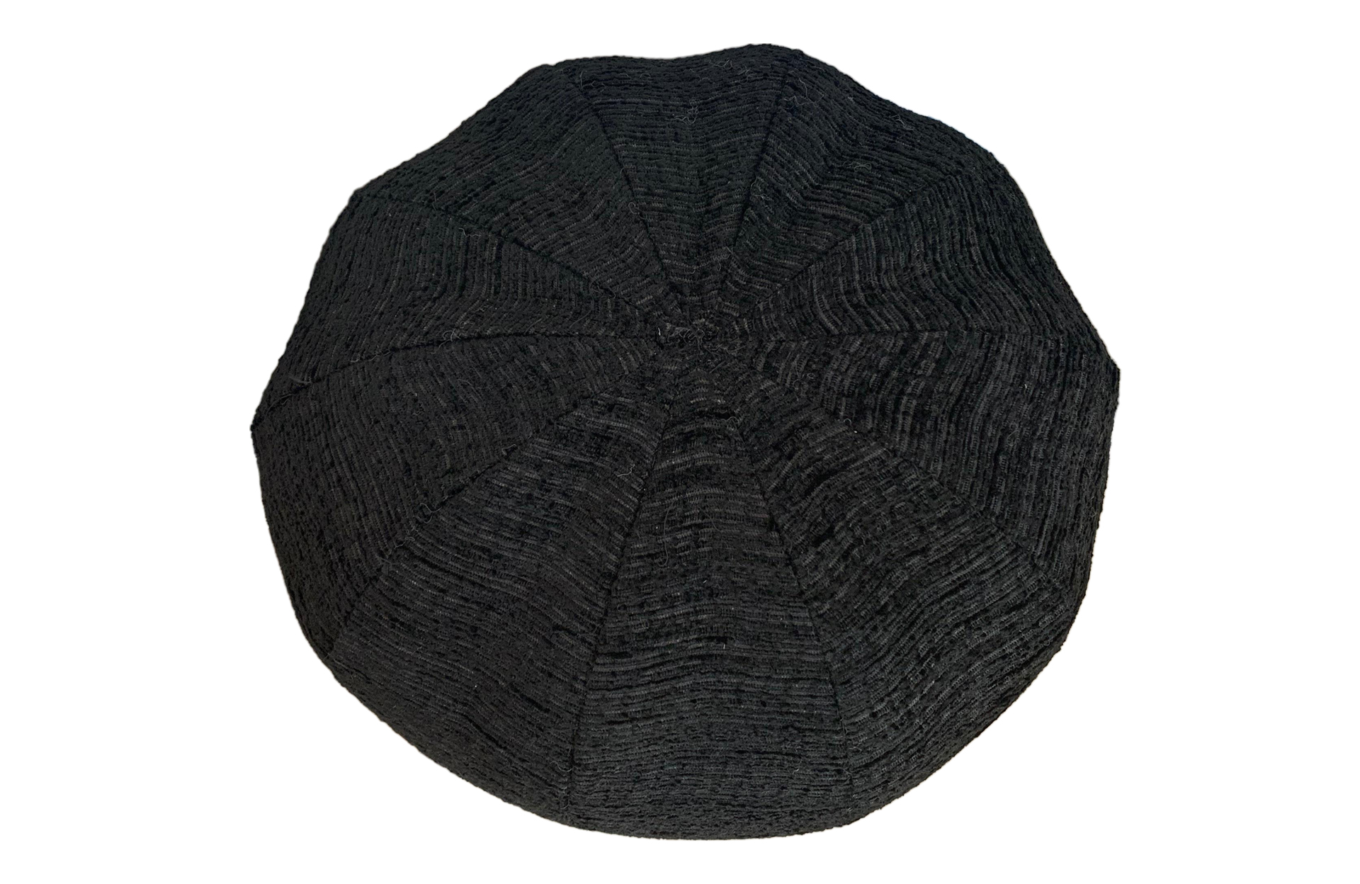 Home Decor Round Cushion CHN23032816-2 Round 30 Black-2 Top View