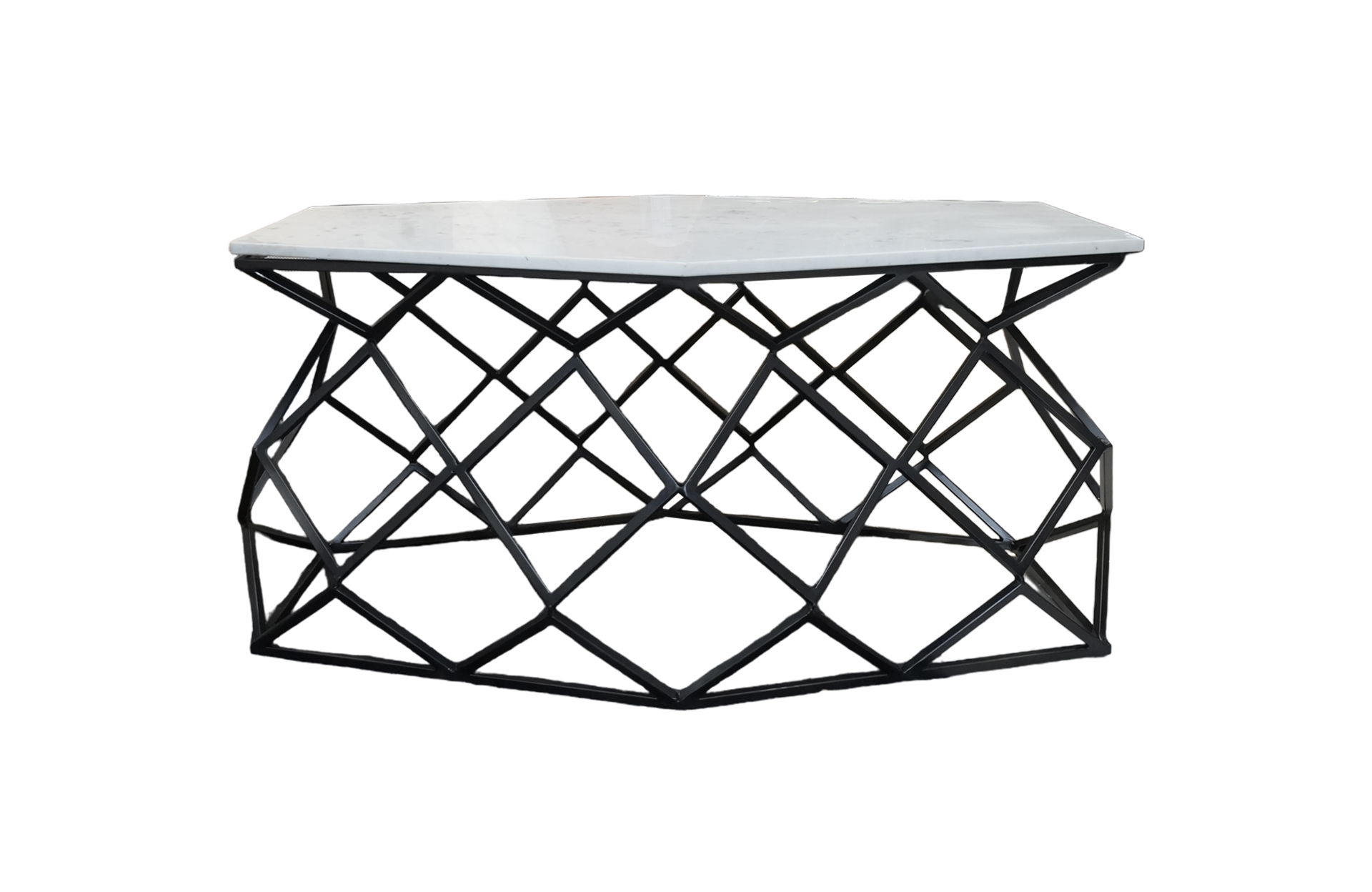 Home Decor Table with Marble Top Base IR-5712 Coffe Table Front View